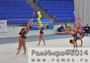 Во дворце спорта «Борисоглебский» состоялось  первенство ОДСОО «Русь» по художественной гимнастике