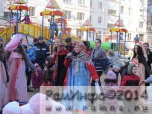 В поселке Быково широко отпраздновали проводы зимы