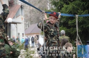 Военно-патриотические соревнования, посвященные Дню Победы, прошли в п.Быково 26 апреля.