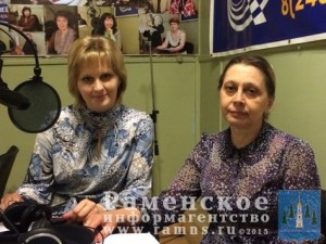 Гости студии депутаты городского Совета депутатов Людмила Королева и Татьяна Скочилова