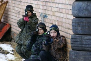 20 декабря в посёлке Быково состоялась открытая игра в лазерный пейнтбол