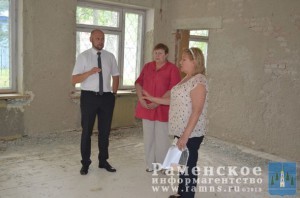 Ремонтные работы ведутся в Детской Школе Искусств п. Ильинский