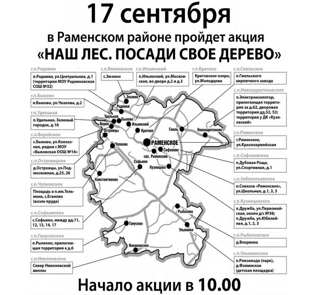 адреса лес