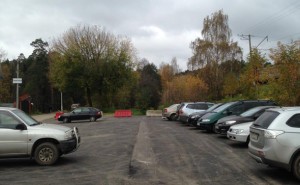 Строительство перехватывающей парковки завершено на станции Кратово