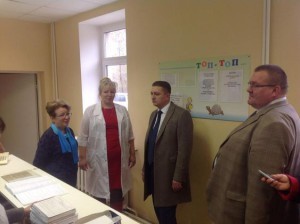 Андрей Кулаков посетил с рабочим визитом Речицкую участковую больницу