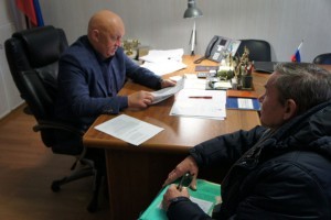 Сегодня состоялся плановый прием граждан главой администрации с.п.Ульянинское