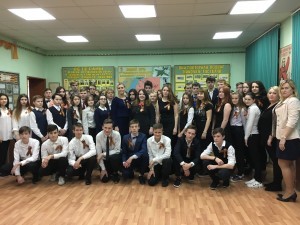 Посвящение в волонтеры Победы Раменского районного штаба состоялось вКратовской школе №98 5 декабря