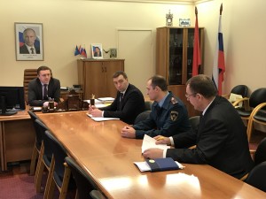 Глава района провел совещание по усилению мер пожарной безопасности