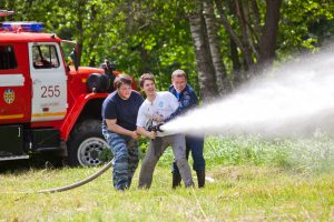 Вы сможете поучаствовать в Пожарном биатлоне!
