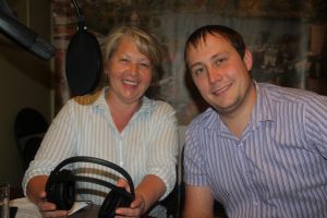 гости эфира — Ольга Валентиновна Митькина и  Андрей Игоревич Голубович