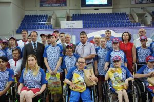 Министр физической культуры и спорта Московской области Роман Терюшков открыл Всероссийскую летнюю спартакиаду детей-инвалидов с поражением опорно-двигательного аппарата в ДС «Борисоглебский»