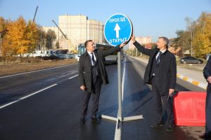 Cостоялось торжественное открытие дороги на ул.Березовая Просека, которая соединяет улицы Транспортный проезд и Крымская