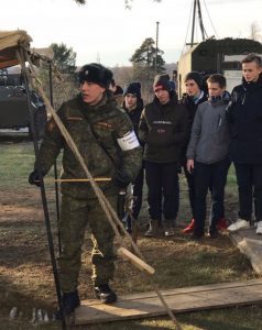 Курсанты Военно спортивного клуба»ТАЙФУН» посетили День открытых дверей Российской Армии