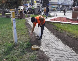 Новый тротуар соединил улицу Михалевича и улицу Советскую