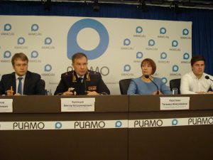 Пресс-конференция на тему подведения итогов проведения региональной социальной кампании «Маленький пассажир — большая ответственность!» состоялась сегодня в  «РИАМО»