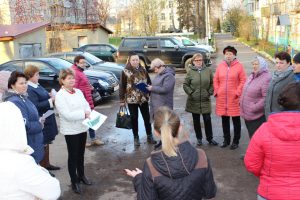 Нина Ширенина провели  собрание с жителями домов