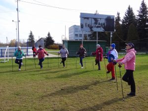 Занятия на свежем воздухе проводят в Раменском г.о. в рамках программы «Активное долголетие»