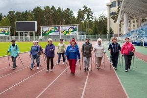 В Новохаритоново проведут занятия по скандинавской ходьбе