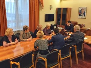 Виктор Неволин провел встречу с представителями Ассоциации профсоюзов Раменского городского округа