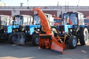 На территории Раменского ДРСУ состоялся смотр готовности техники к работе в зимний период