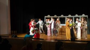 В ДК им.Воровского г.Раменское состоялся спектакль молодежного театра «Первопроходцы» по произведениям А.П.Чехова «Лики любви»