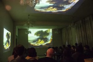 В Удельной провели инсталляцию цифровых картин