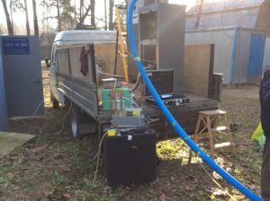 На КНС №204 в посёлке Ильинский выполнен комплекс работ по оценке состава выбросов в атмосферный воздух