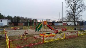 В посёлке Гжелка Раменского г.о. завершены работы по замене игровых элементов на детской площадке