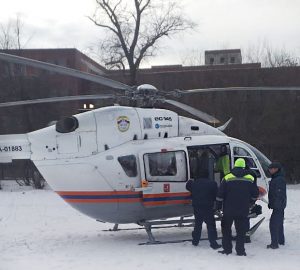 При участии санитарной авиации пациент Раменской ЦРБ был переведен в ГКБ им. Филатова