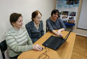 В ТУ Новохаритоновское с большим удовольствием и желанием проходят занятия в рамках губернаторской программы «Активное долголетие»