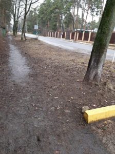 В п.Ильинский Раменского г.о. полным ходом идут работы по благоустройству