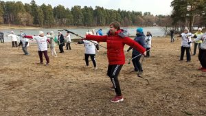 Первый региональный конкурс «Миссис скандинавская ходьба» прошел в Кратово 7 марта