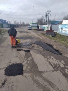 Проведён ямочный ремонт дорог в ТУ «Никоновское» Раменского городского округа