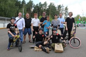 В с.п. Островецкое состоялось торжественное открытие скейт-площадки