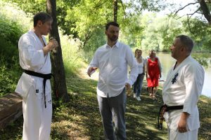 В.В.Неволин посетил школу киокушинкай каратэ в ТУ «Чулковское»