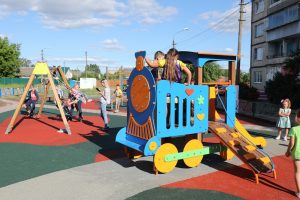 Двадцать девятого июня на ул. Совхозной в селе Речицы Раменского г.о. открылась обновленная детская площадка