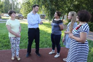 Глава Раменского г.о. Виктор Неволин встретился с жителями п.Электроизолятор