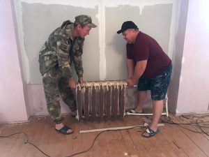 В МУК ДК «Лель» полным ходом идет ремонт хореографического кабинета