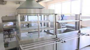 В Ганусовской средней  школе Раменского г.о. проводится ремонт столовой