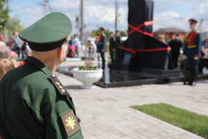 В с.Зюзино состоялось торжественное открытие обелиска землякам, павшим в годы ВОВ