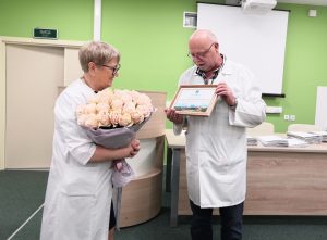 Валентина Малахова,   акушер-гинеколог Раменского родильного дома, празднует юбилей