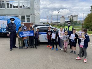 Смена в летнем лагере по безопасности дорожного движения