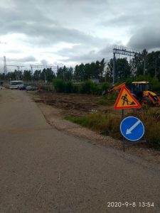В ТУ «Гжельское» начаты  работы по обустройству парковочного пространства около станции Гжель