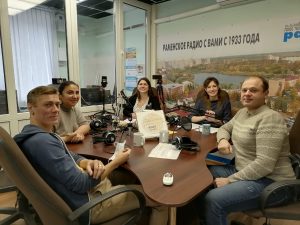 Гости студии — шеф-повар, су-шеф и управляющая рестораном Чулково-Club