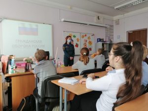 Открытие уроки провели в Раменских школах в преддверии 80-летия образования Гражданской обороны