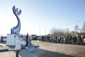 В Гжели открыли стелу, созданную в рамках проекта «Народный бюджет»