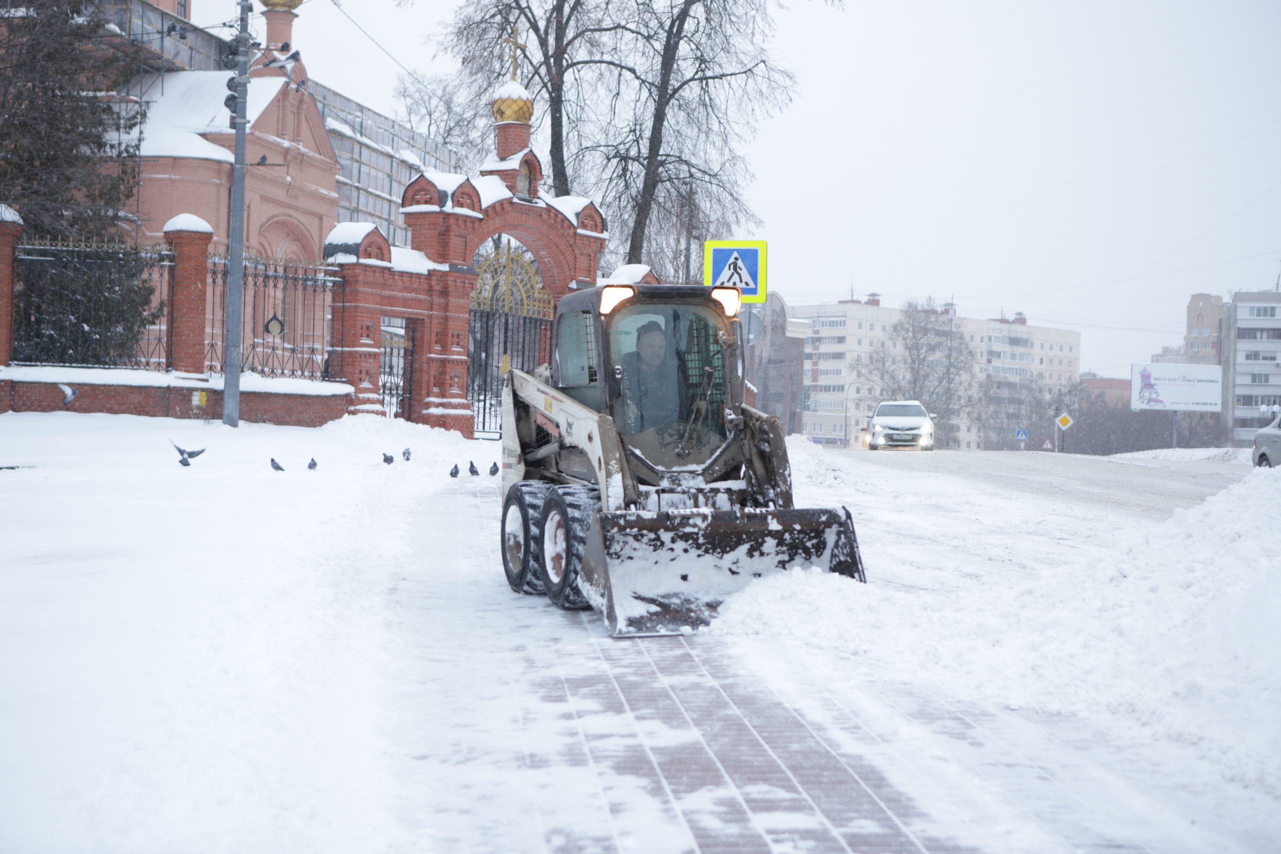 Снегопад в Раменском