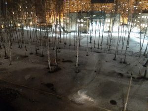 Наружное освещение является одним из обязательных элементов благоустройства дворовых территорий в Подмосковье