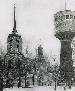 Борисоглебская церковь и водонапорная башня