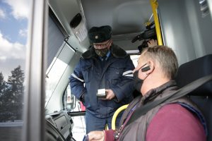 Рейд на маршрутах общественного транспорта прошел 23 марта в г.Раменское